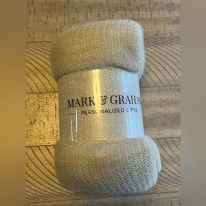 NWT Mark and Graham Throw Blanket 50" x 60" Tan Cozy